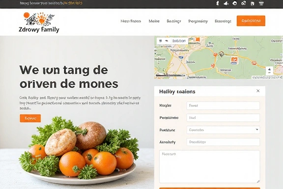 Biuro firmy Zdrowa Rodzina